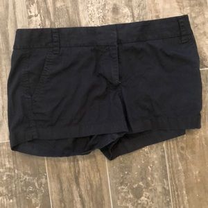 J Crew size 8 black chino shorts